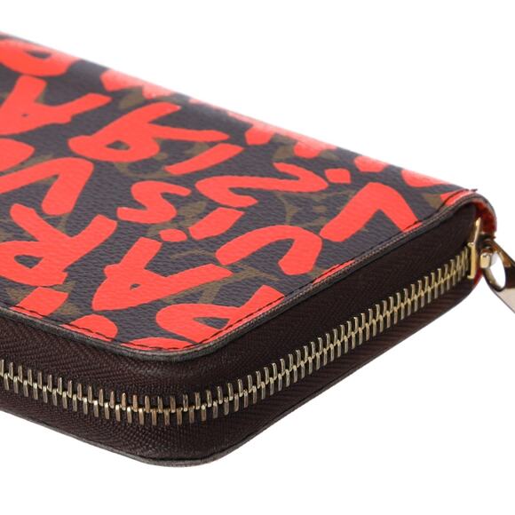 Louis Vuitton Zippy Wallet Brown Monogram Graffiti M93711 Orange - Picture 7 of 7